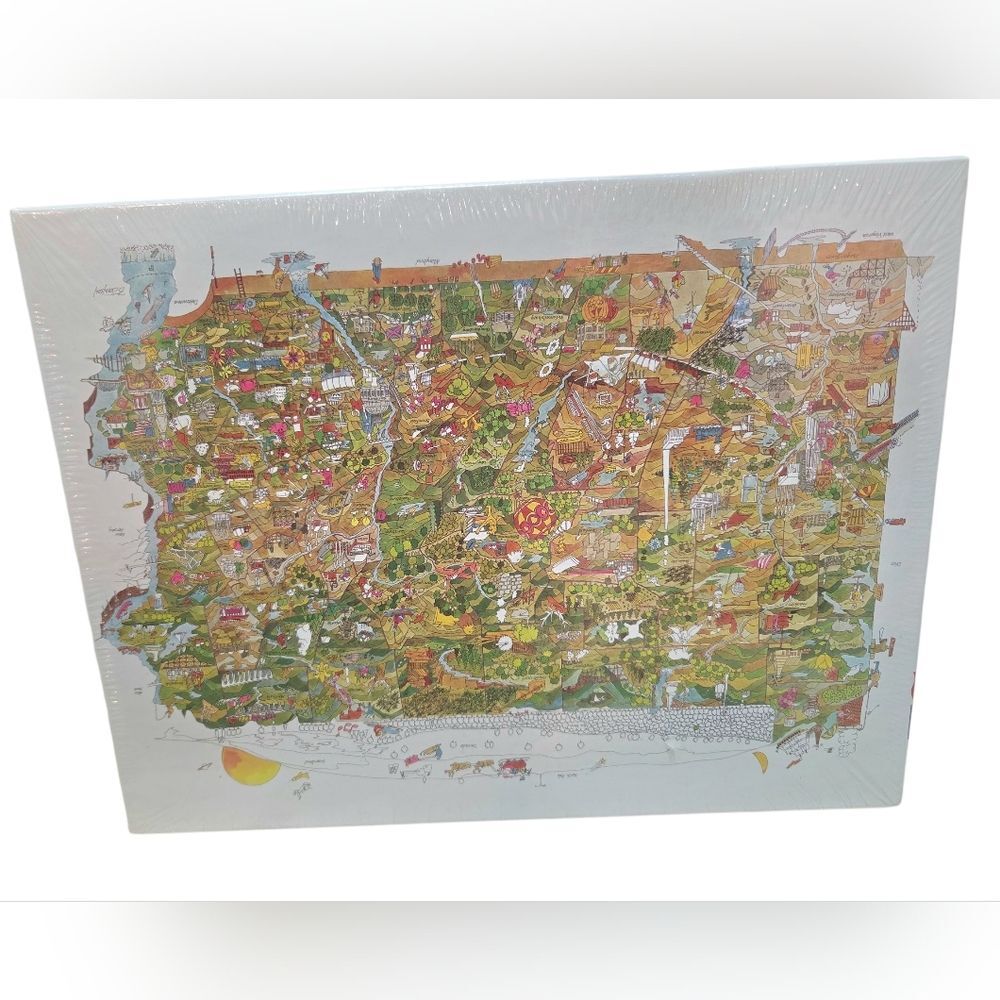 Vintage B. Johnson Pennsylvania Jigsaw Puzzle 1991 Factory Sealed 550 pieces